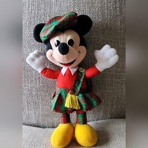 Vintage Disney Playskool Scottish Mickey Mouse with Kilt